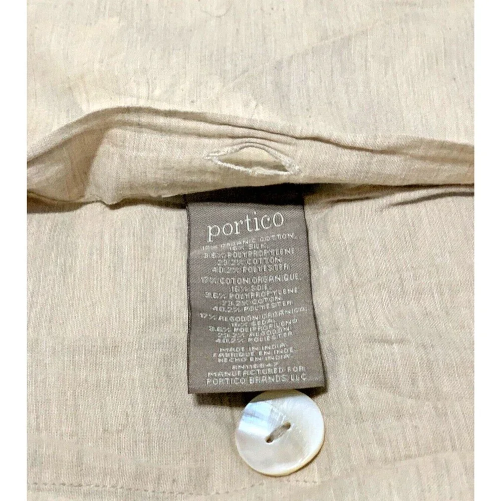 Portico Quilted Euro Sham Slate Gray Silk Blend 26
